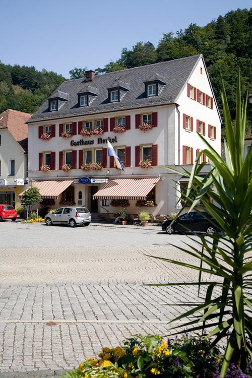 Gasthaus Merkel Hotel Bad Berneck im Fichtelgebirge Exteriér fotografie